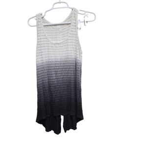 Balance Collection Ombre Open Knit Tank Top Size M
